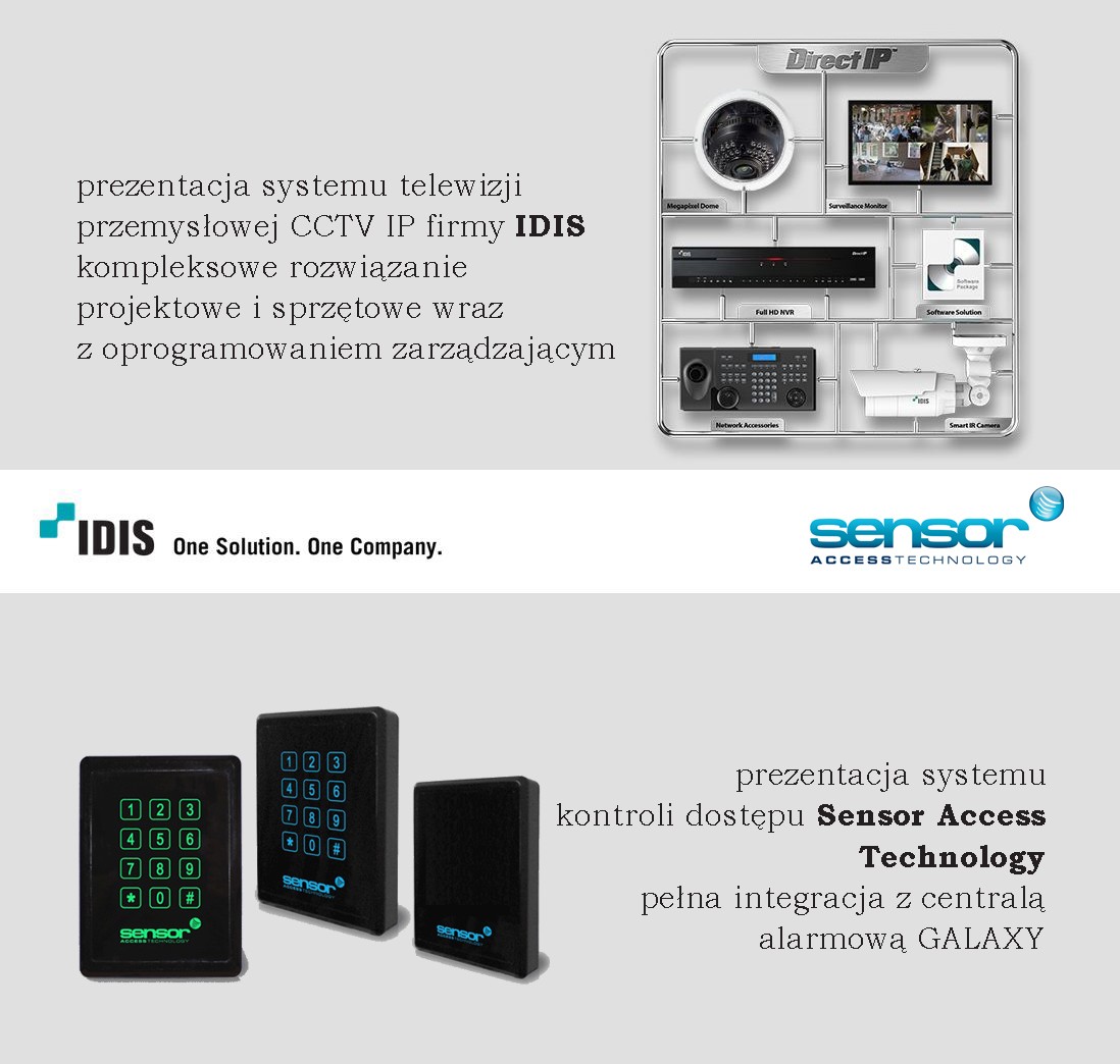 IDIS - SensorAccess - szkolenie z nowych systemów